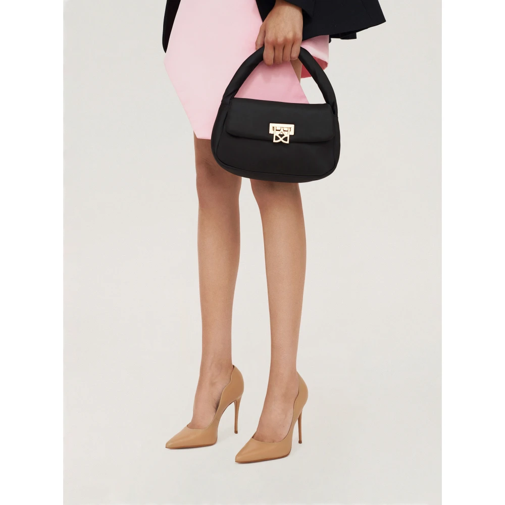 Kazar Stijlvolle Stoffen Handtas Black Dames
