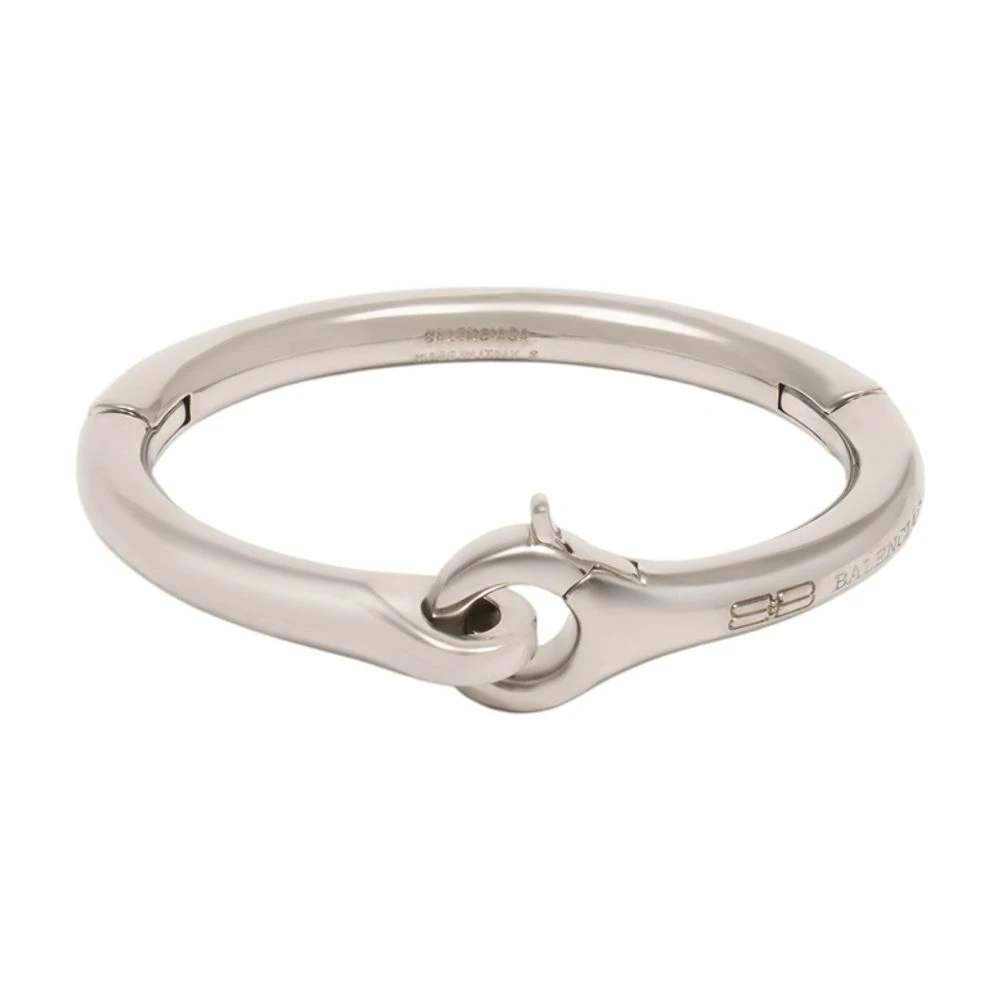 Balenciaga Women's Gray Bracelets, S, Saint Germain Bangle