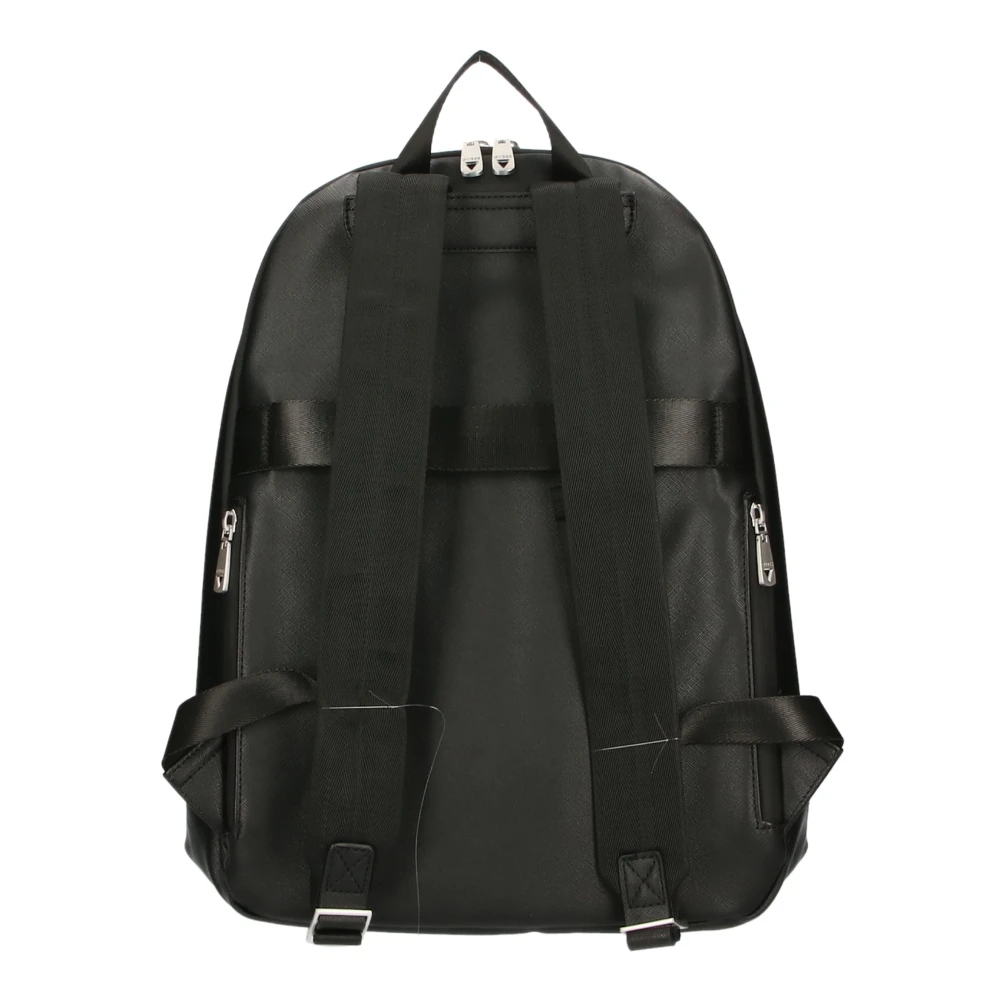 Guess Zwarte rugzak met verticale rits Black Unisex