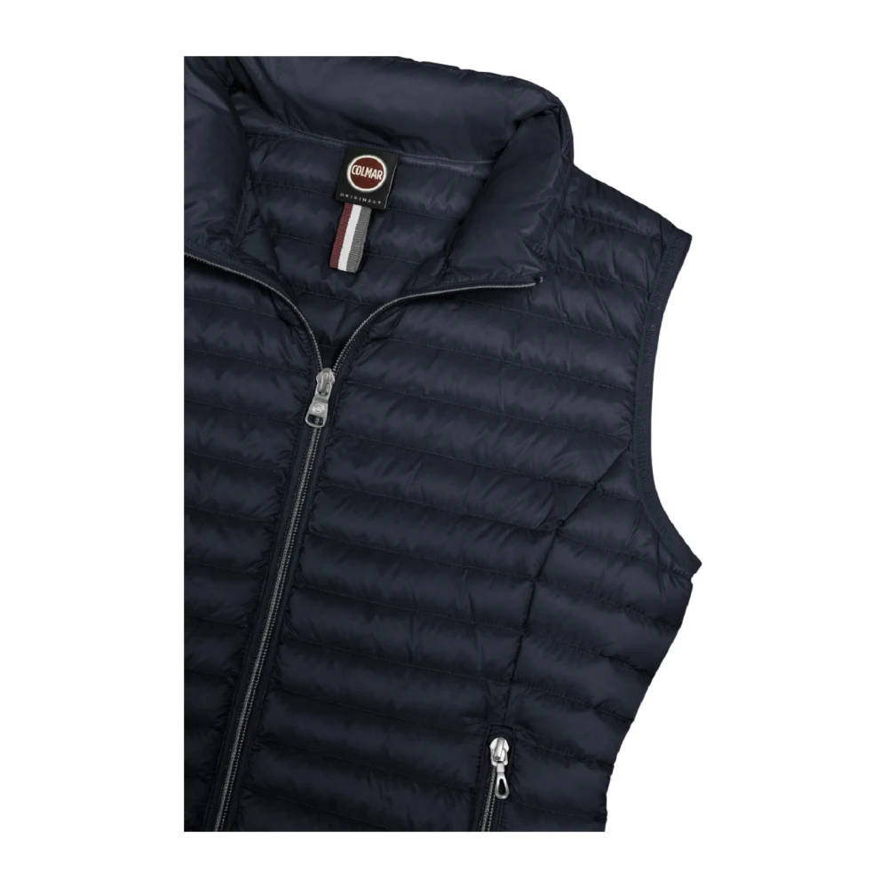 Colmar Blauwe Mouwloze Donsjas Damesmode Blue Dames