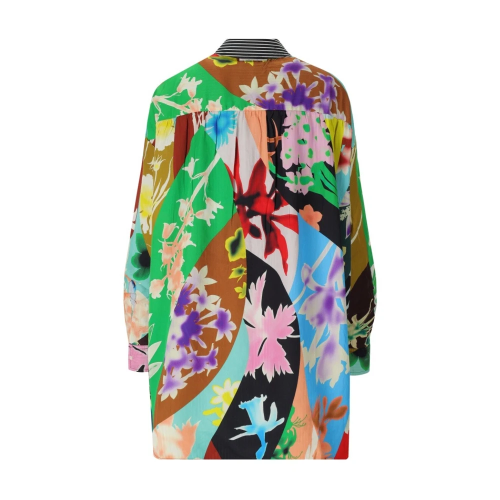 Essentiel Antwerp Blauw Multicolor Omkeerbaar Glory Overhemd Blue Dames