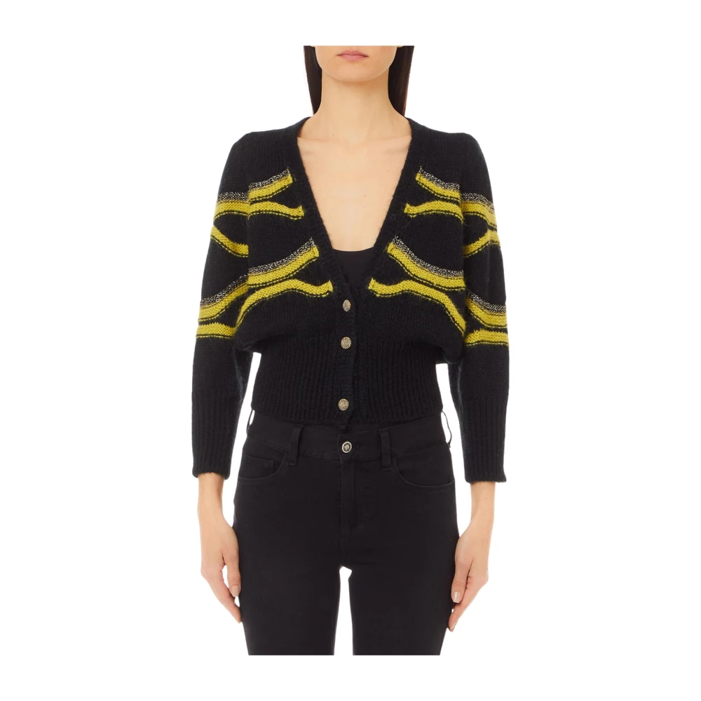 Liu Jo Zwarte Dames Cardigan Sweater Multicolor Dames