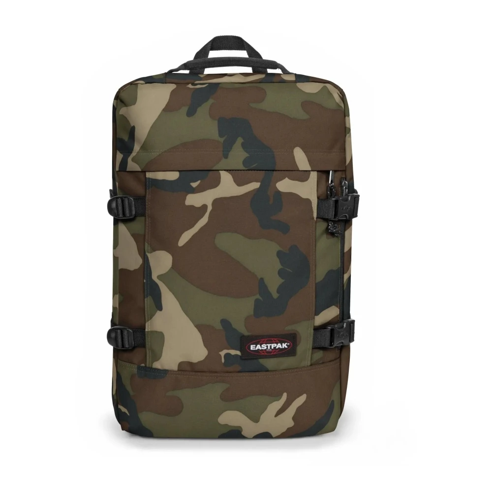 Eastpak Unisex Green Travel Pack Camo Backpack
