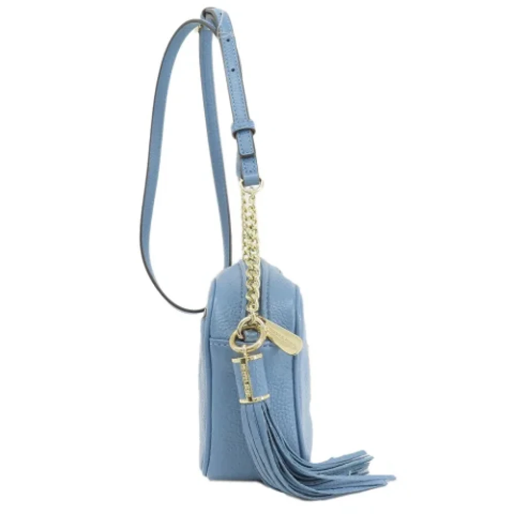 Michael Kors Pre-owned Leather shoulder-bags Blue Dames