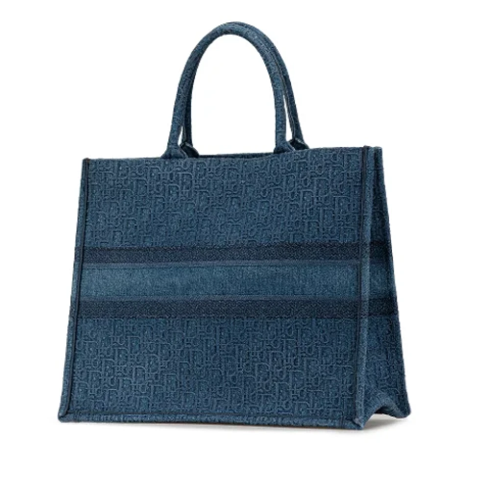 Dior Vintage Pre-owned Denim totes Blue Dames