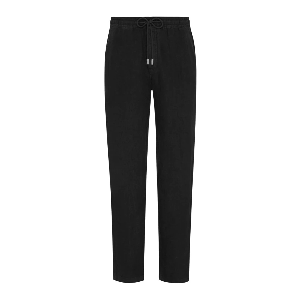Vilebrequin Uomo Nero - Pacha Linen Pants - Trousers - 3XL