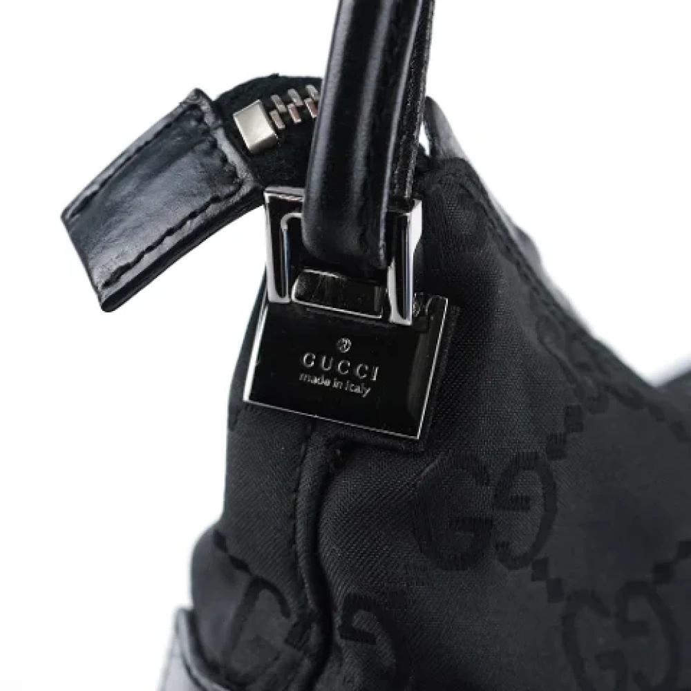 Gucci Vintage Pre-owned Leather handbags Black Dames