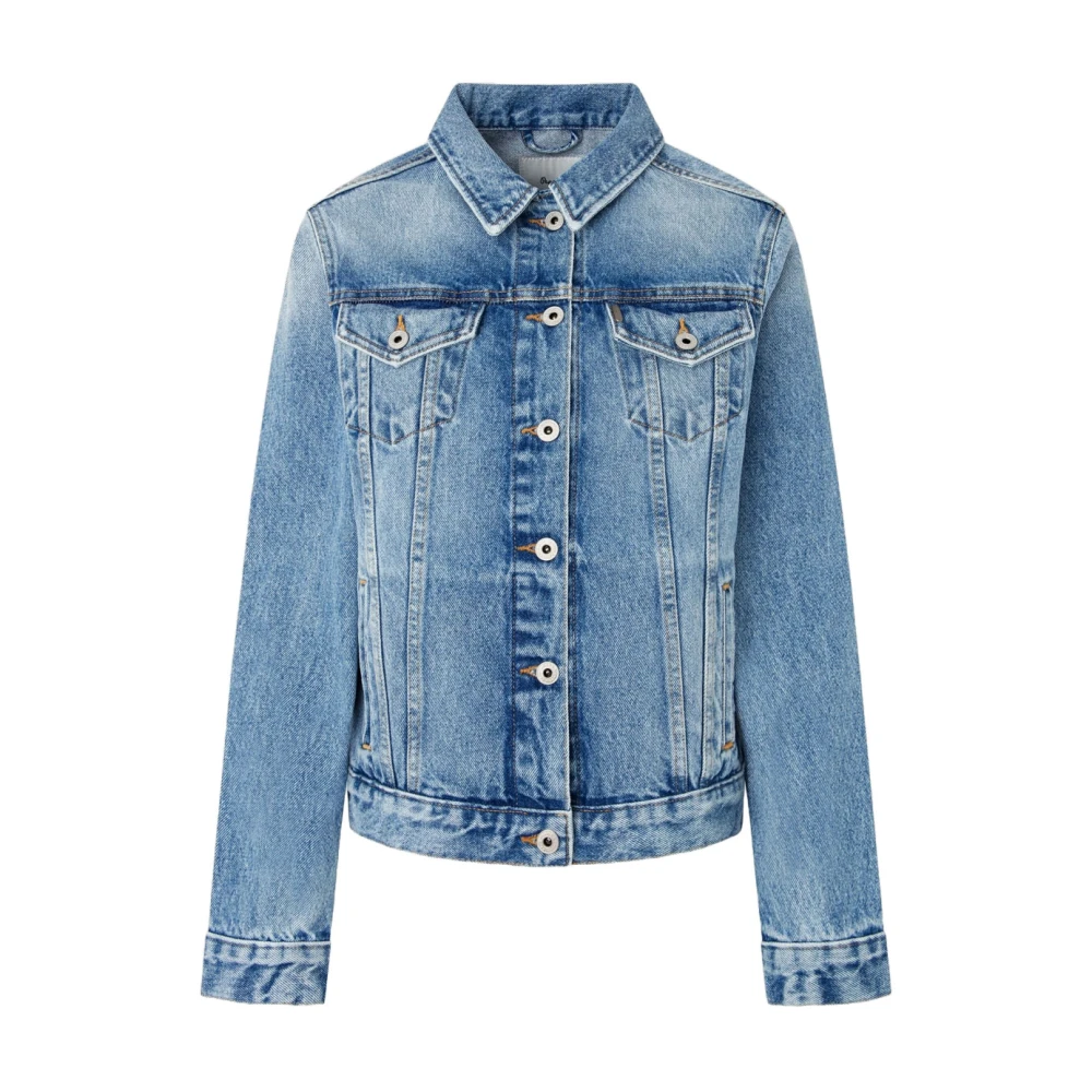 Pepe Jeans Denim Jack Pepe Future Lijn Blue Dames