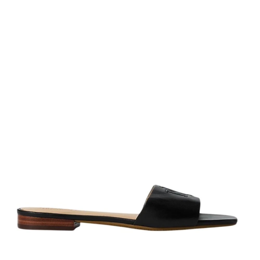 Ralph Lauren Svart Everley Slide