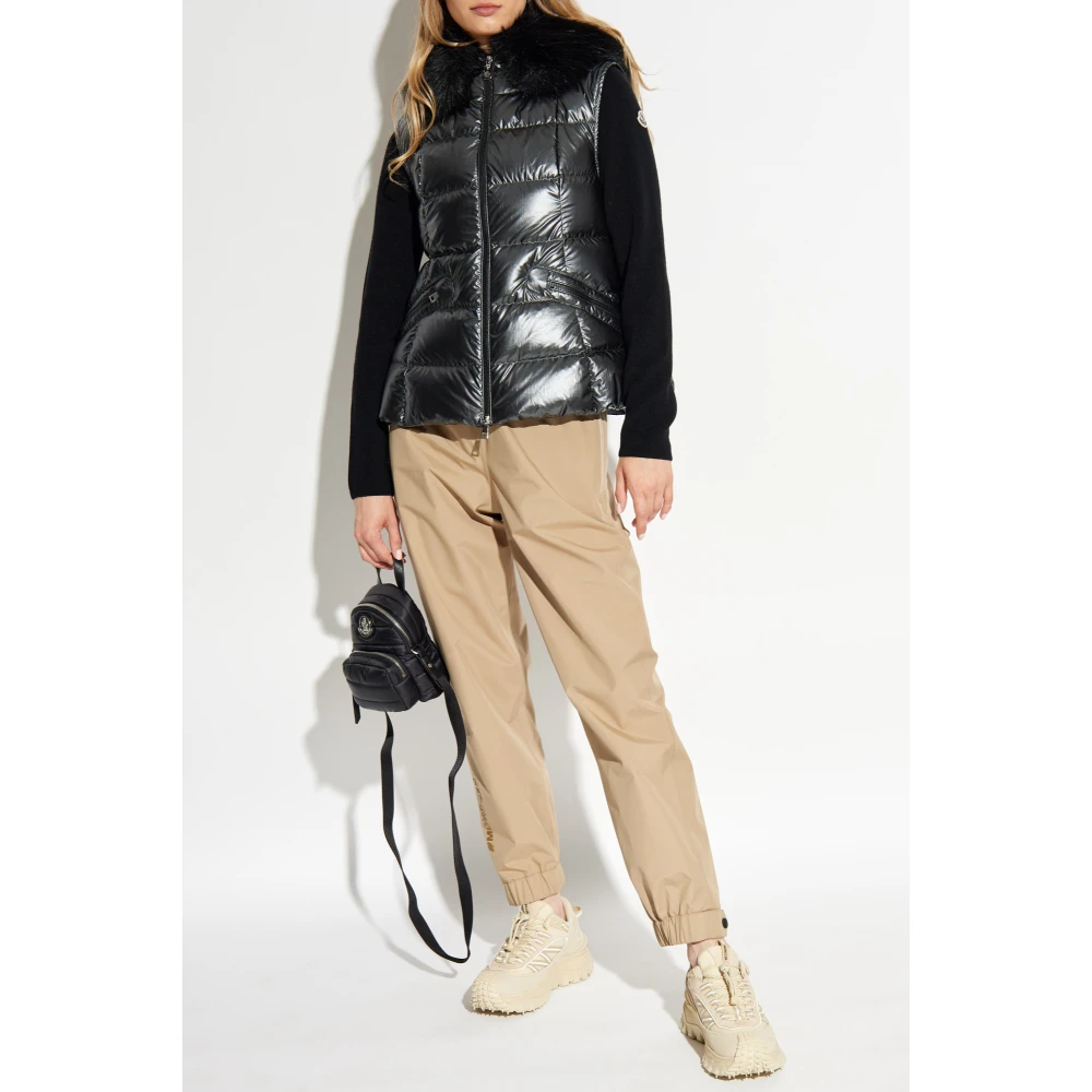 Moncler Vest `Anse` Gray Dames
