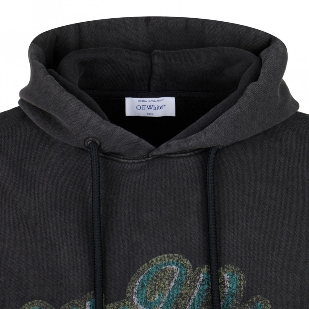 Off White Bacchus Skate Hoodie Gray Heren