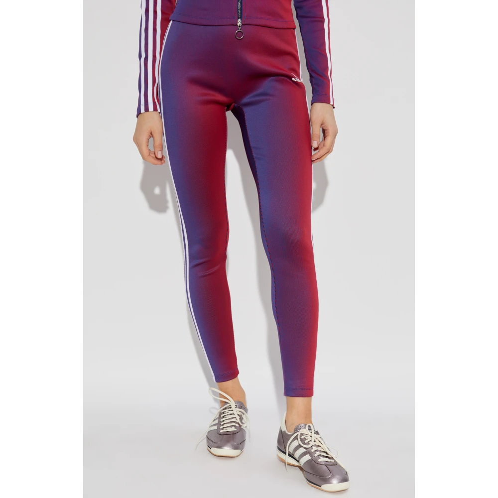 adidas Originals Leggings met bedrukt logo Multicolor Dames