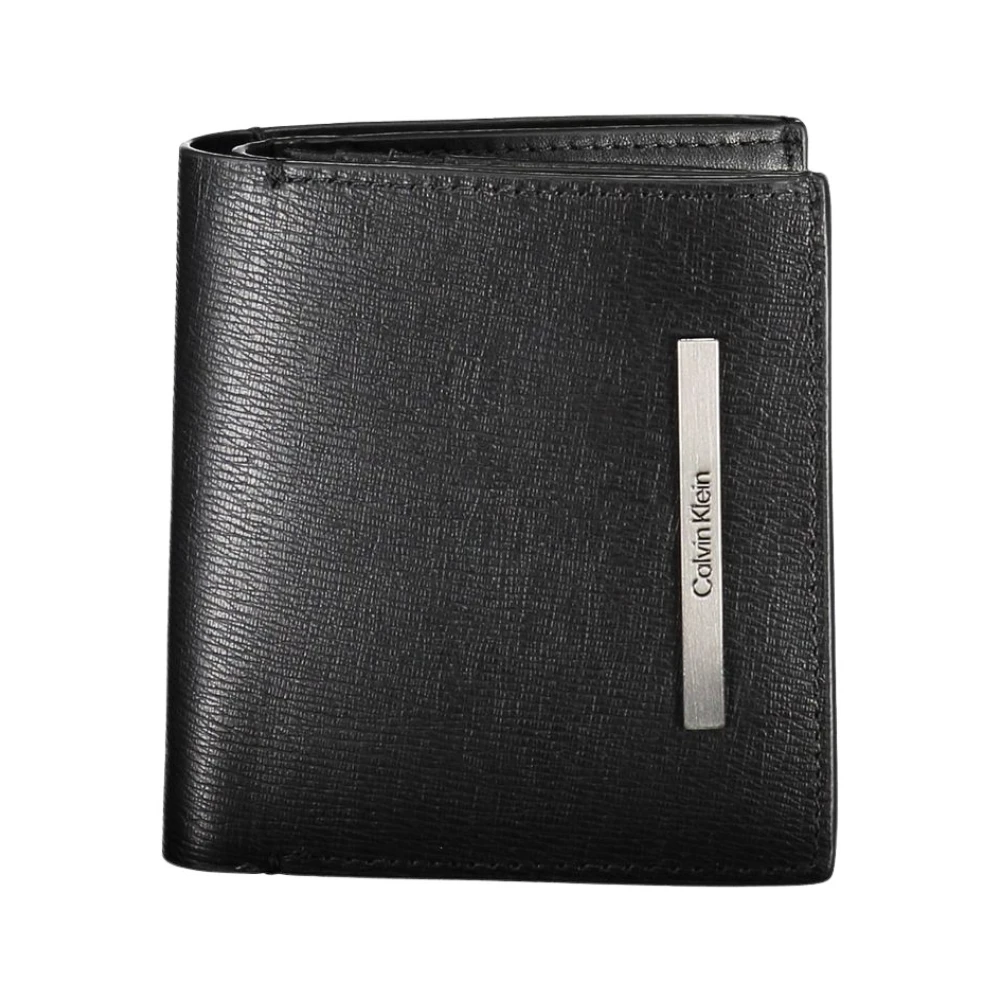 Calvin Klein Men's Black Wallets & Cardholders, One Size, Polyester Wallet