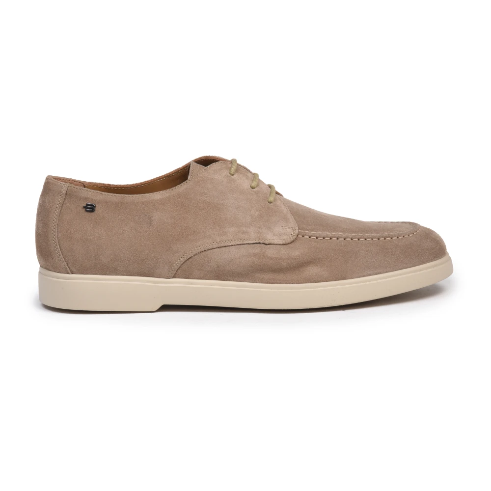 Baldinini Herr Beige Skor 44 Eu, Läder, Snörsko
