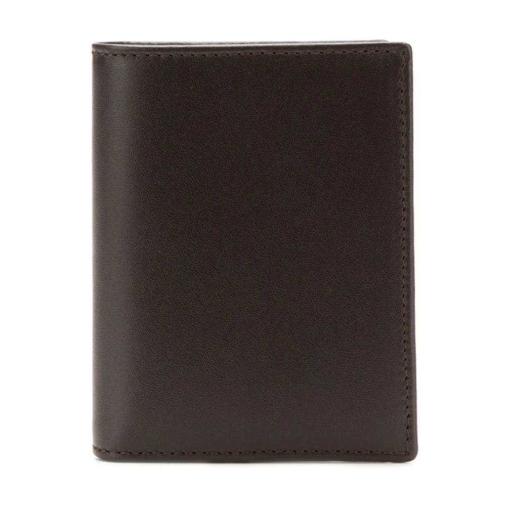 Comme des Garçons Bruin Leren Portemonnee Klassieke Lijn A Brown Unisex