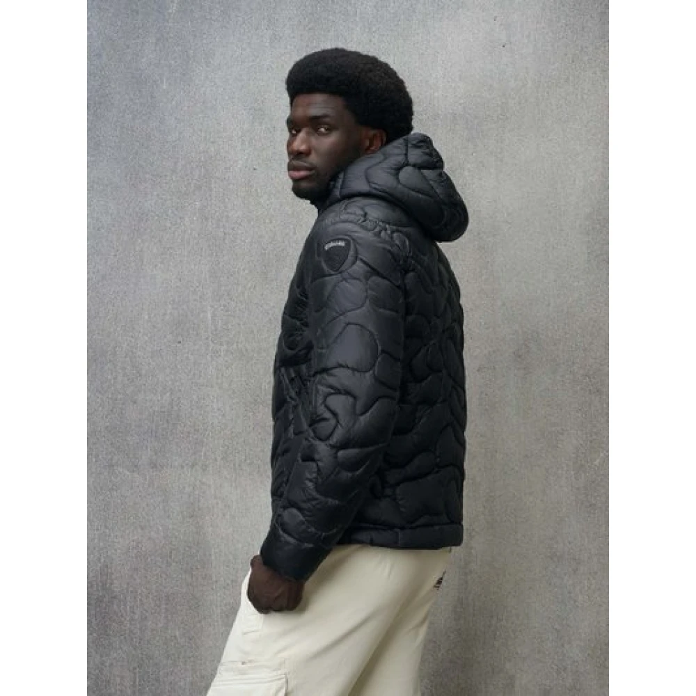 Blauer Heren Hooded Hamlet Puffer Jas Black Heren