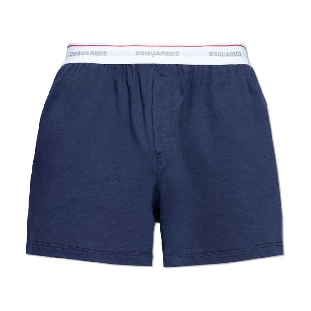 Dsquared2 Uomo Blu - Boxer Briefs In Cotone - Underwear - L
