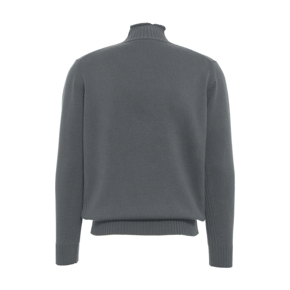 Kangra Grijze Gebreide Trui Aw24 Gray Heren