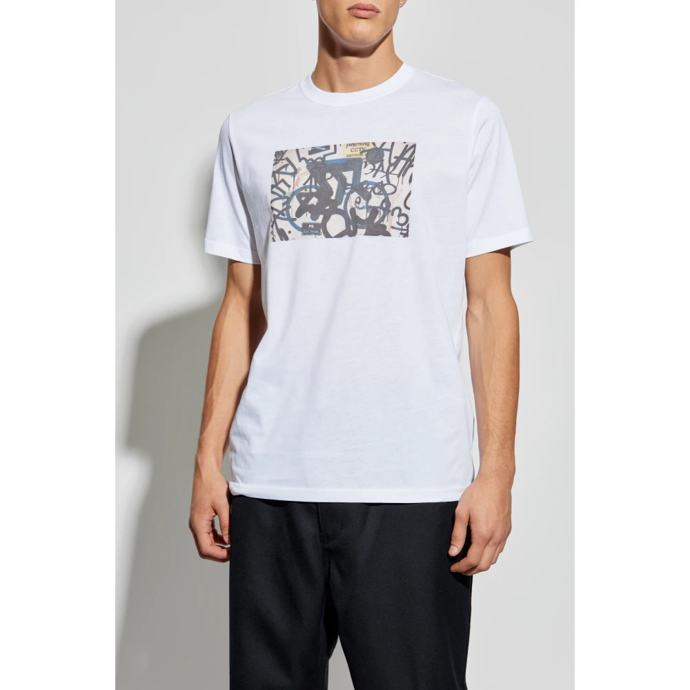 PS By Paul Smith T-shirt met print White Heren