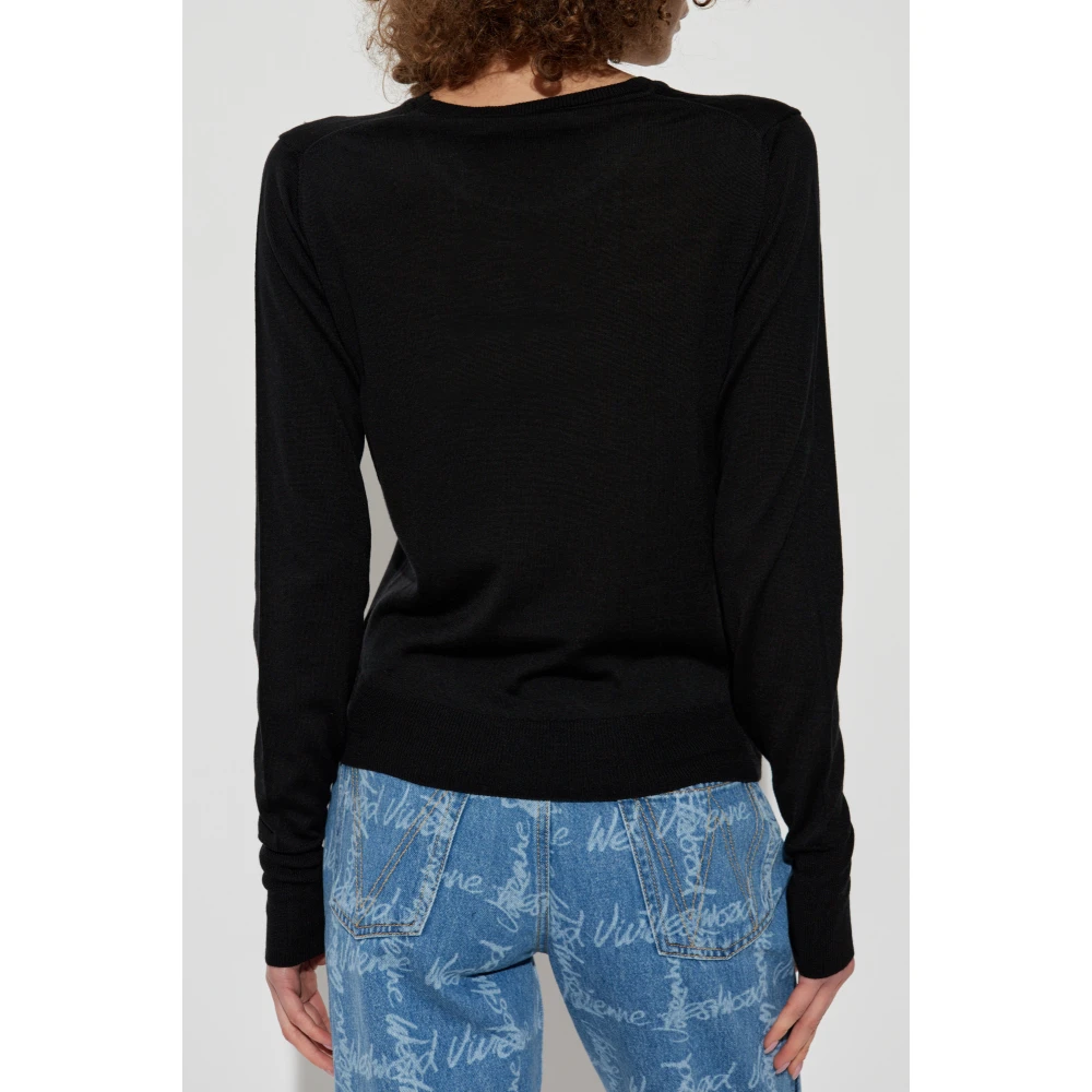 Vivienne Westwood Trui met logo Black Dames