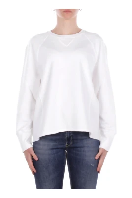 Sweatshirt med logotyp framtill