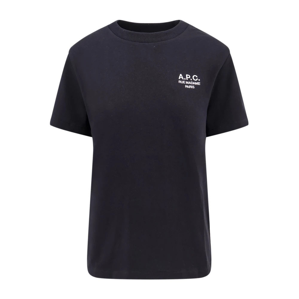A.p.c. - Tops > T-Shirts - Black - A.p.c. - Modalova
