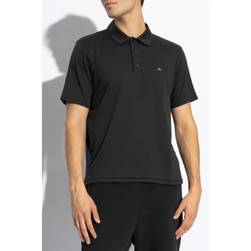 Rag & Bone Polo Pure Black Heren