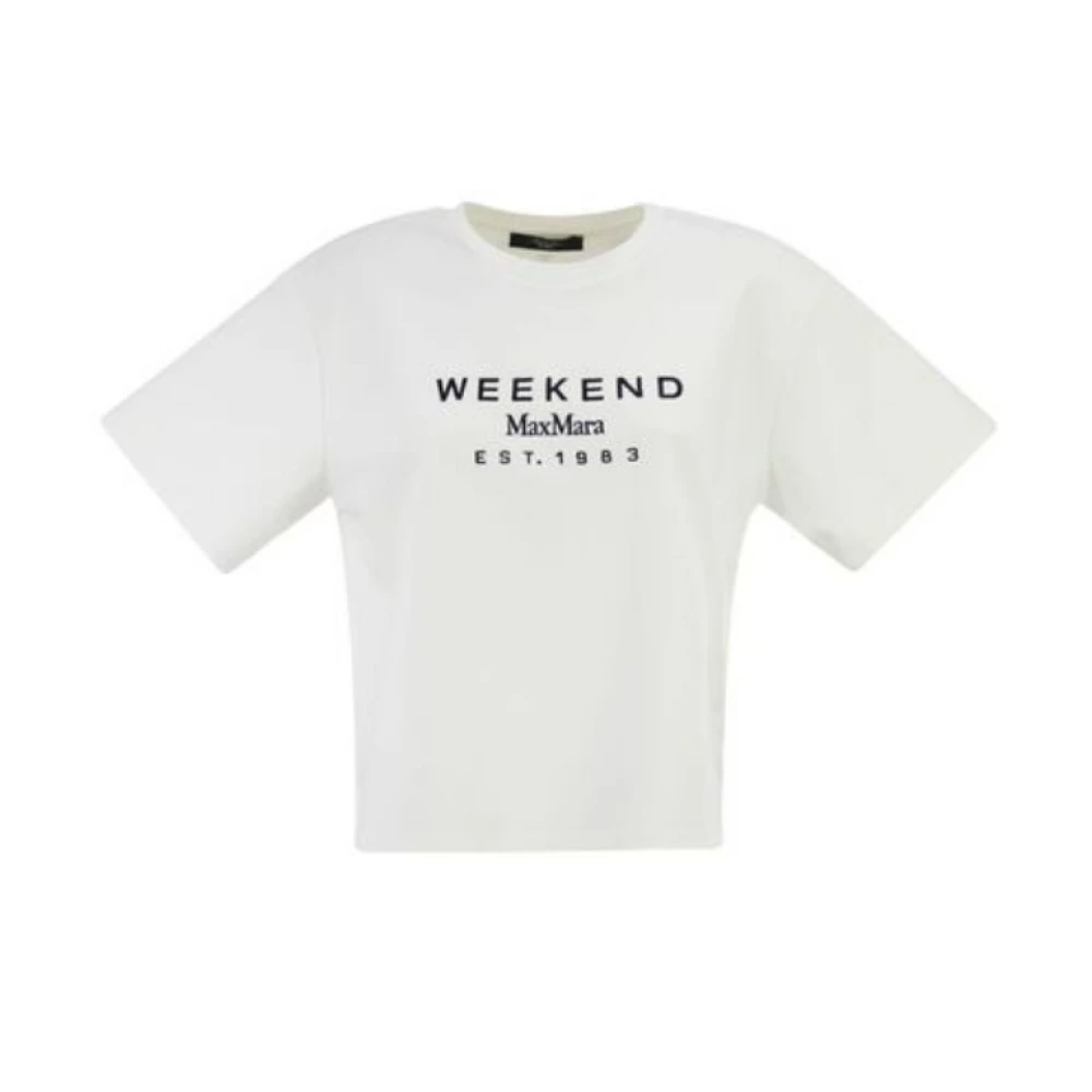 Weekend Max Mara Women's White T-Shirts, M, Wkdsabato T-Shirt