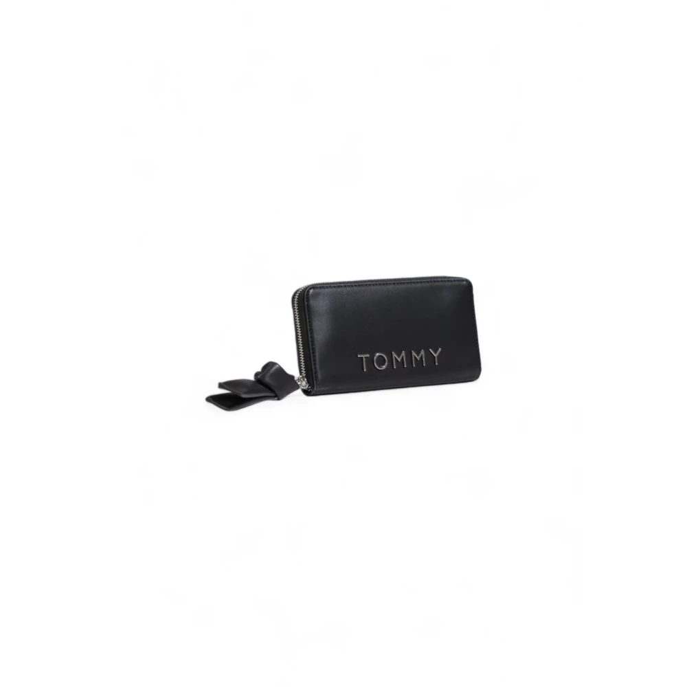 Tommy Hilfiger Grote Opvallende Portemonnee Herfst Winter Collectie Black Dames