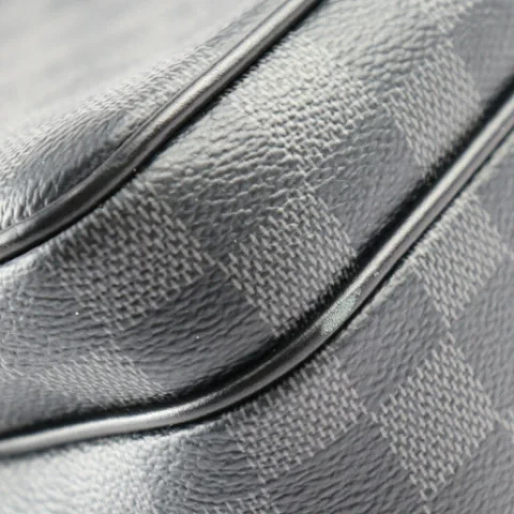 Louis Vuitton Vintage Pre-owned Canvas shoulder-bags Black Dames