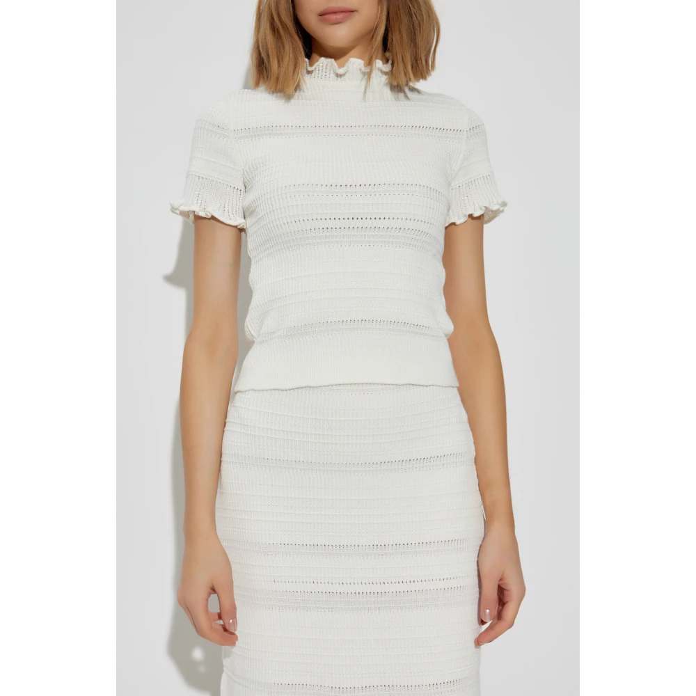 Lanvin Katoenen top White Dames