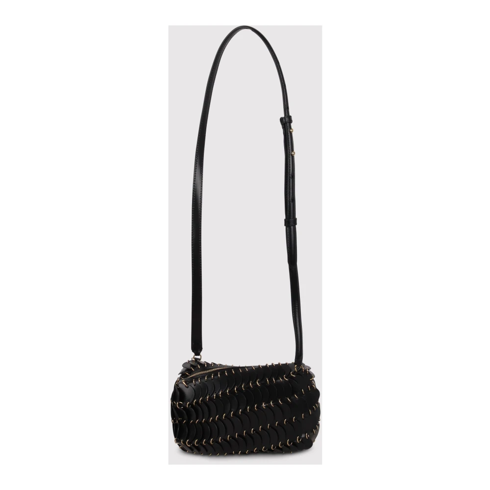 Paco Rabanne Gearticuleerde Disc Schoudertas Black Dames