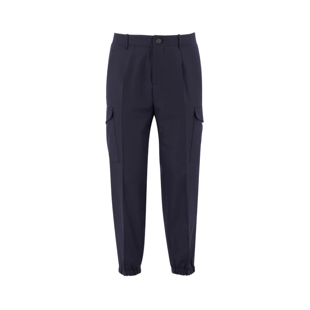 BRUNELLO CUCINELLI Tapered Trousers Blue Heren