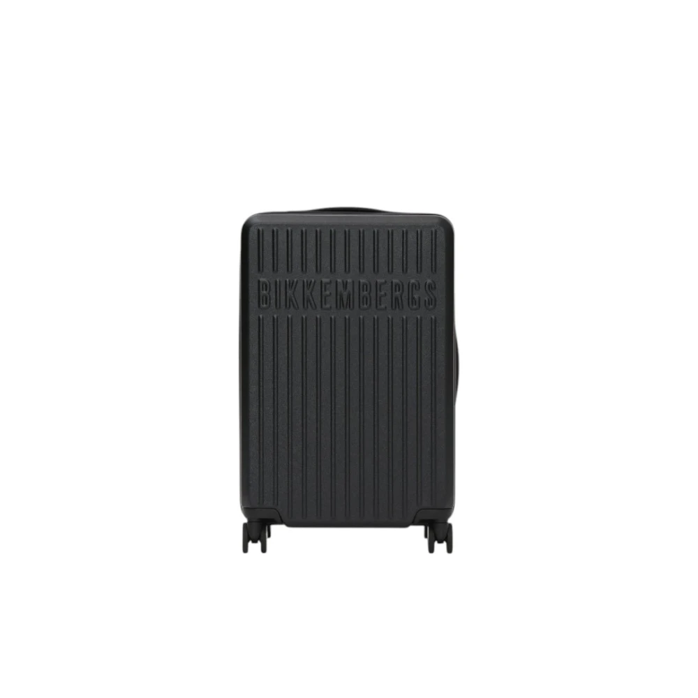 Bikkembergs Unisex Zwart Koffers One Size, Cabin Bags