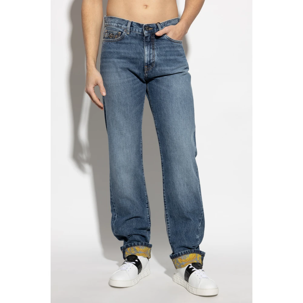 Versace Gestreepte jeans Blue Heren