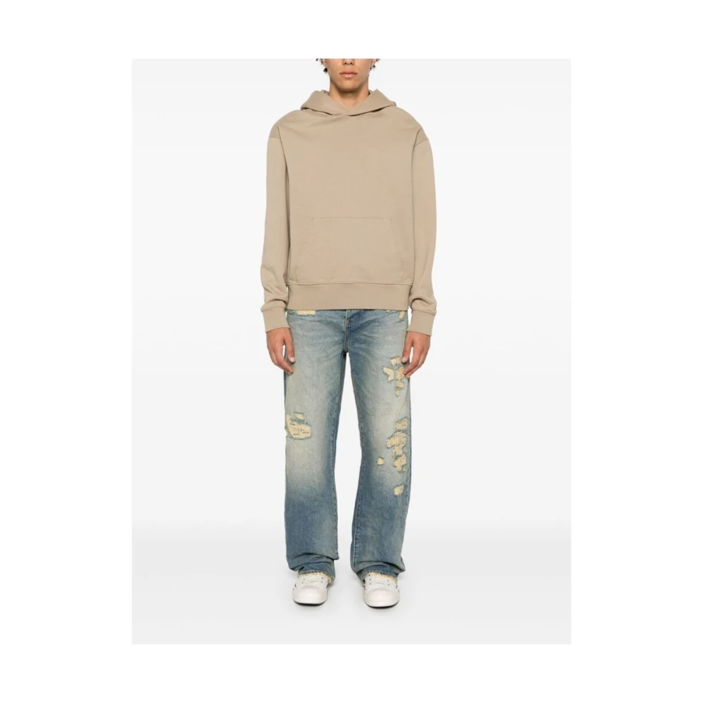 Purple Brand Indigo Blauw Distressed Denim Jeans Blue Heren