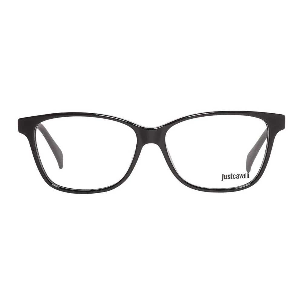 Just Cavalli Zwarte plastic monturen voor vrouwen Black Dames