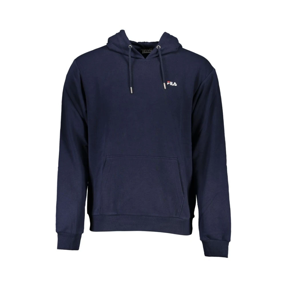 Fila Blauw capuchon sweatshirt van katoenmix Blue Heren