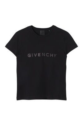 black-t-shirt-with-strass-logo