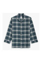 pyjama-en-flanelle-de-coton-vert-a-carreaux