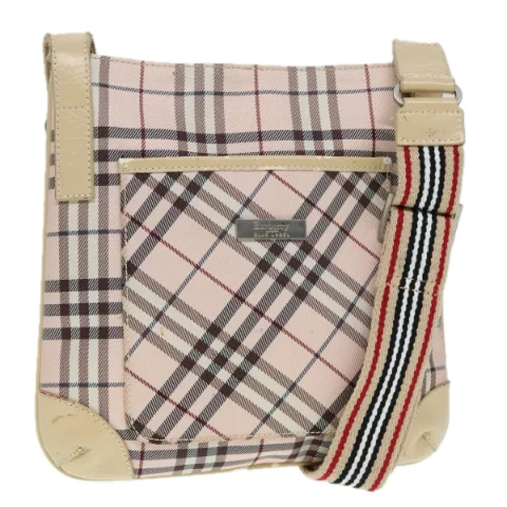 Burberry Vintage Pre-owned Fabric shoulder-bags Beige Dames