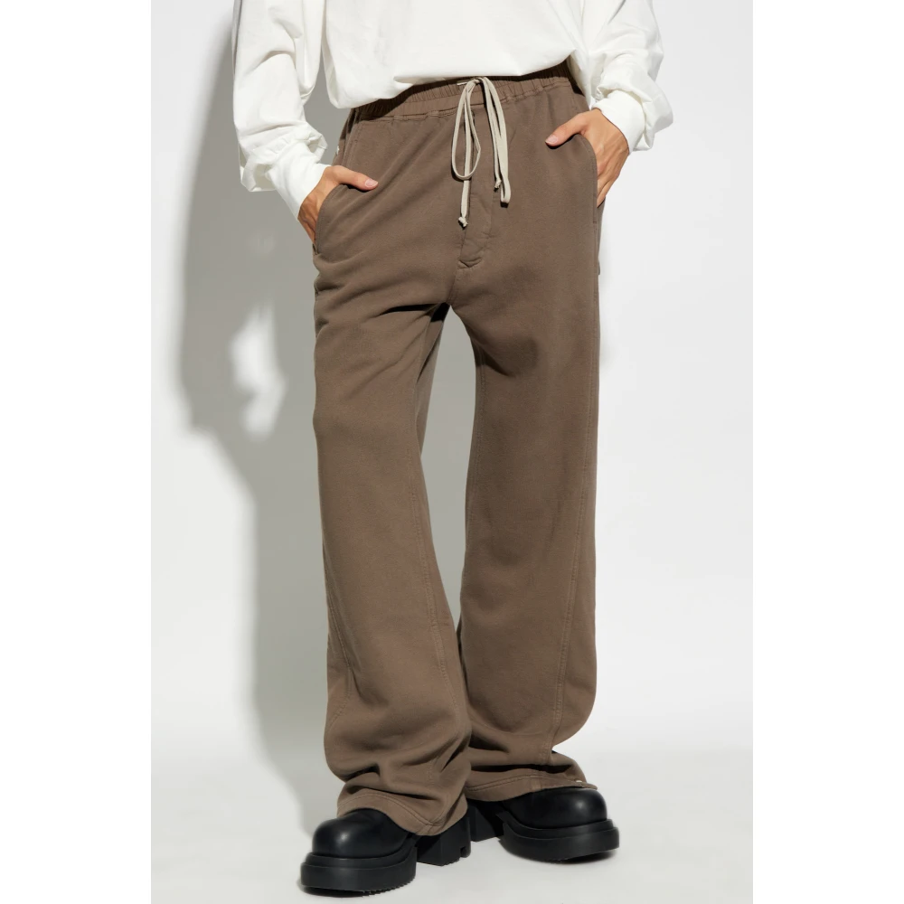 Rick Owens Sweatpants Pusher Brown Heren