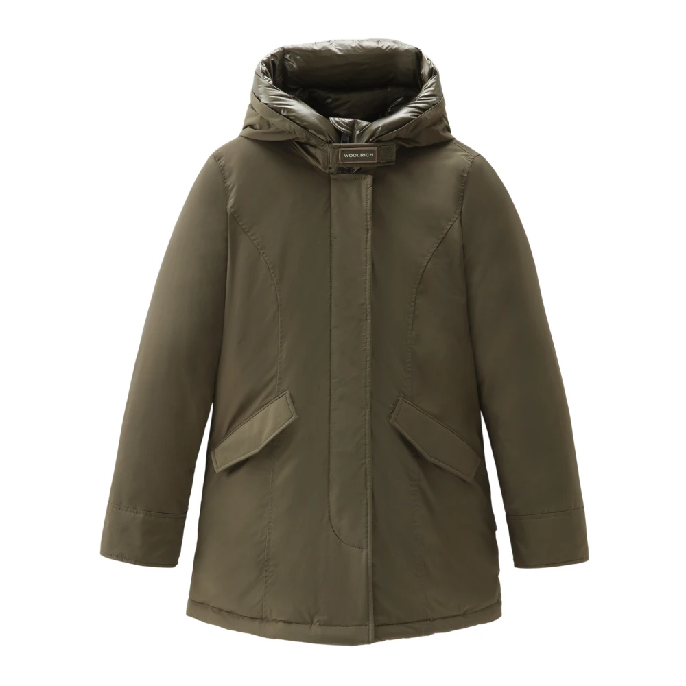 Woolrich Winterjas Donkergroen Green Dames