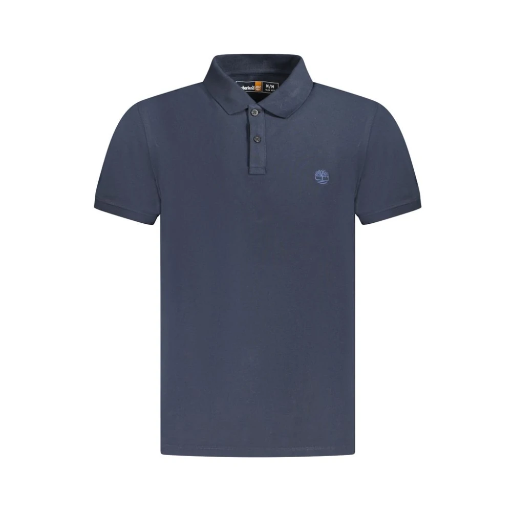 Timberland Men's Blue Cotton Polo Shirt For - Polo Shirts - 2XL - Tops