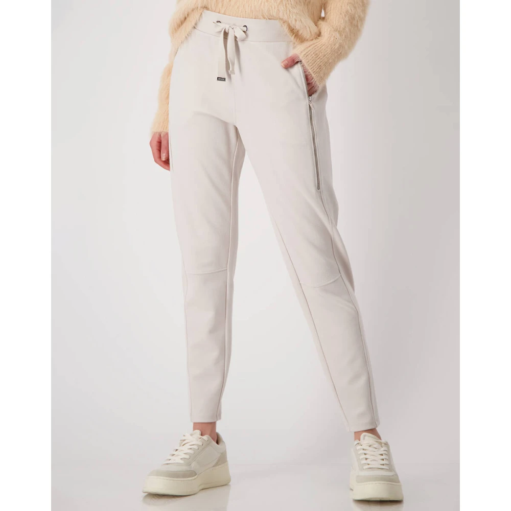 monari Stijlvolle Broek voor Vrouwen Beige Dames