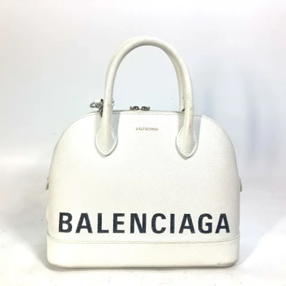 Balenciaga Vintage Pre-owned Leather balenciaga-bags White Dames