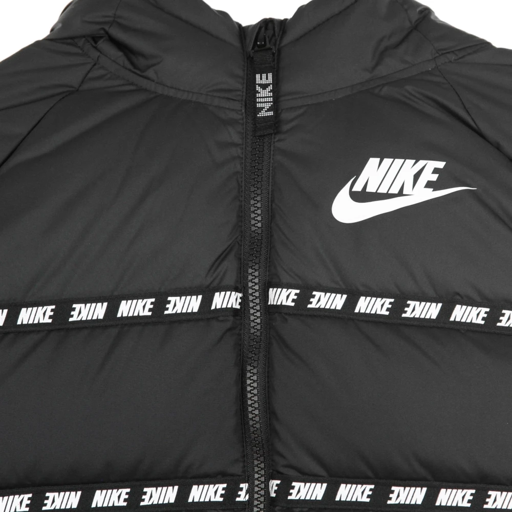 Nike Sportkleding Donsjas Black Heren