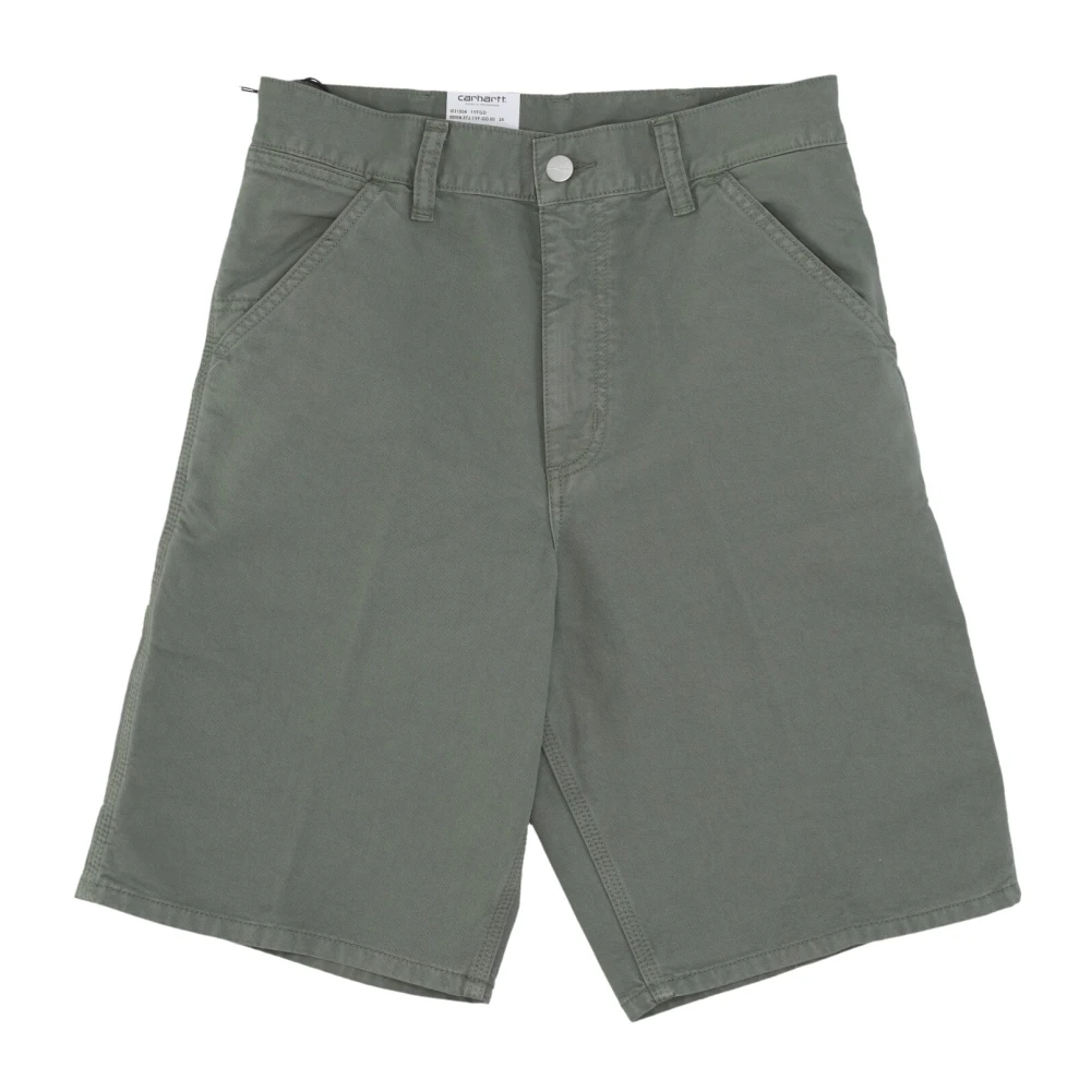 Carhartt WIP Werkshorts met relaxte pasvorm Green Heren