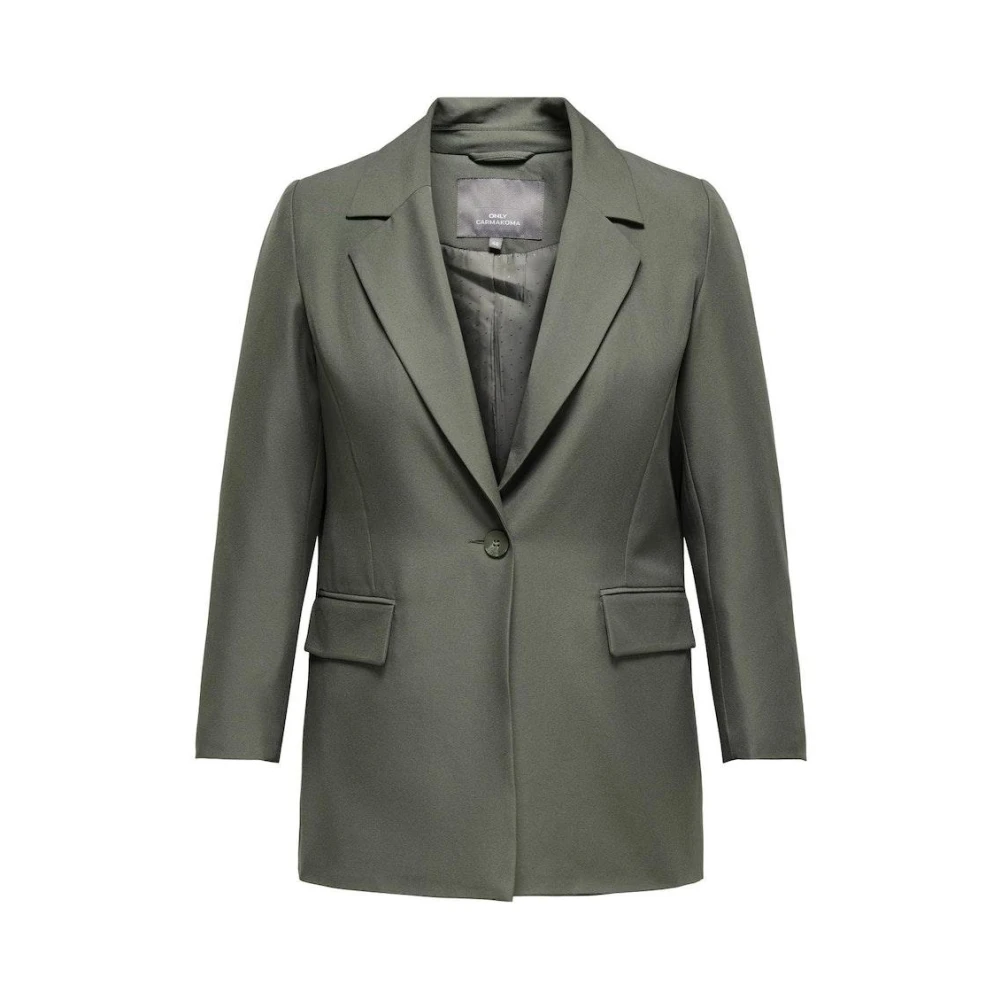 Only Carmakoma Groene Blazer Carthea | Stijlvolle Buitenkleding Green Dames