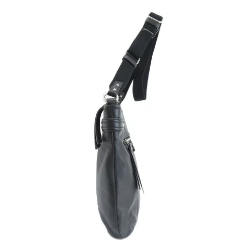 Coach Pre-owned Leather shoulder-bags Black Dames